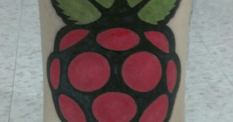 Raspberry Pi tattoo