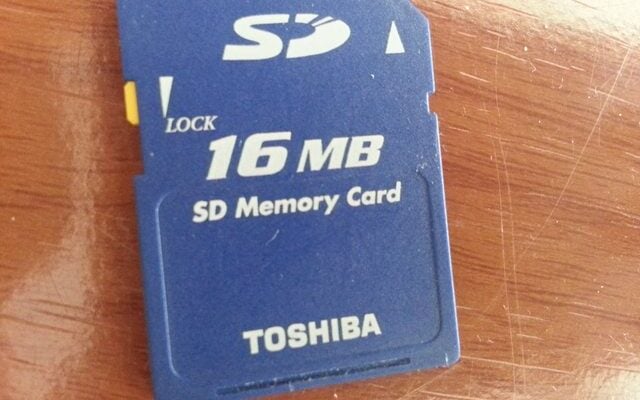 16MB SD card