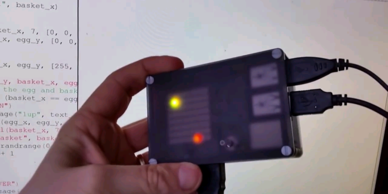 Make a motion-controlled Egg Drop game