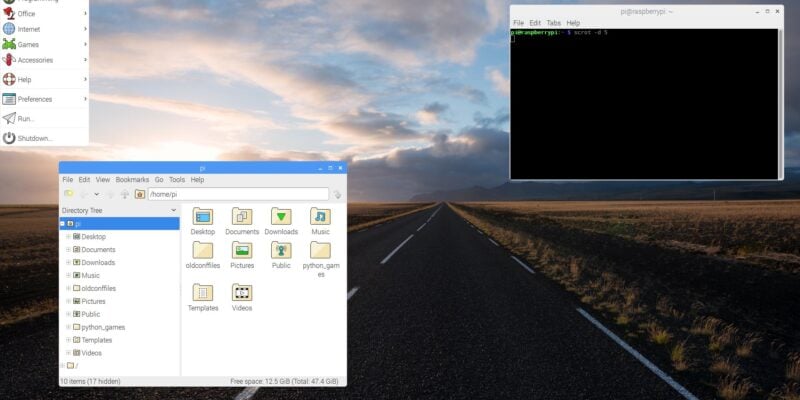 The PIXEL desktop on Raspberry Pi