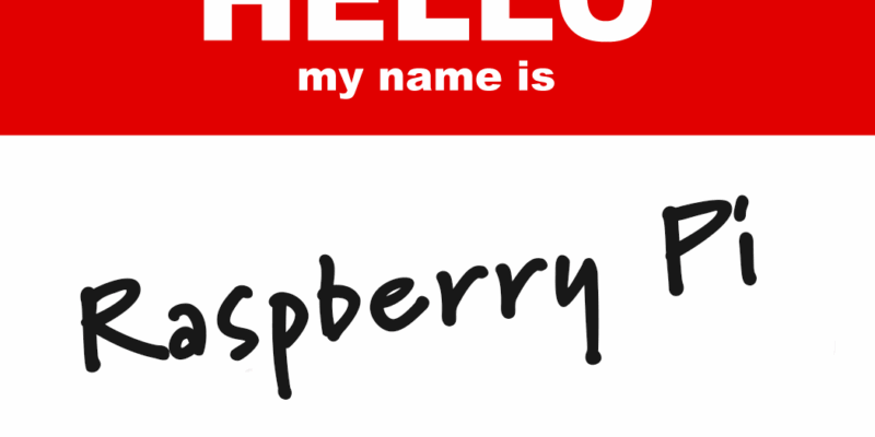 Raspberry Pi Name Badge