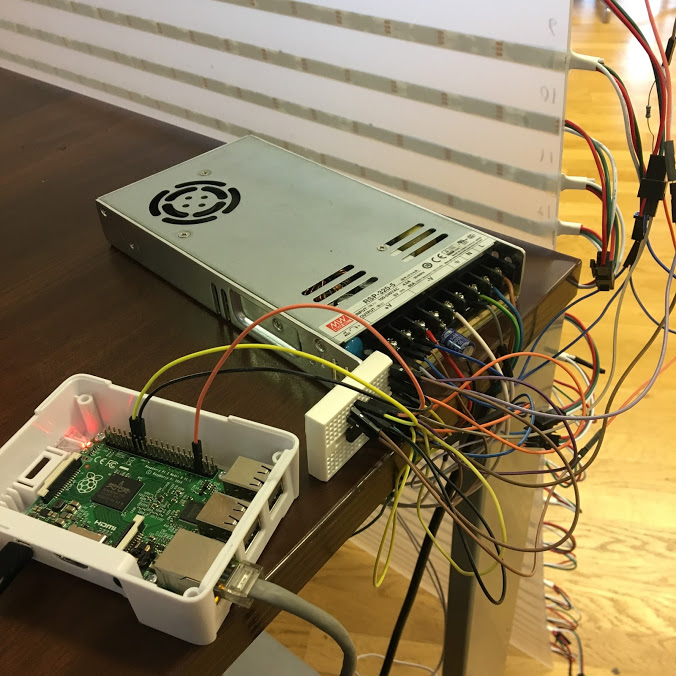 Build the wall: a huge wall (of LEDs) - Raspberry Pi