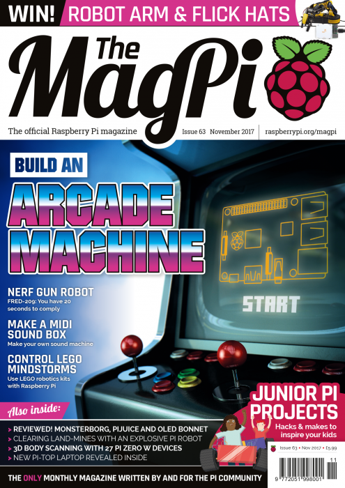 MagPi 63: build the arcade cabinet of your dreams - Raspberry Pi