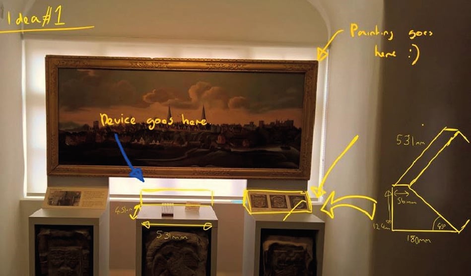 Smart museum exhibit built using Raspberry Pi