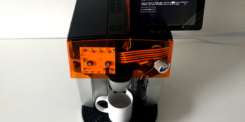 BitBarista: fully autonomous coffee machine built using Raspberry Pi and Bitcoin