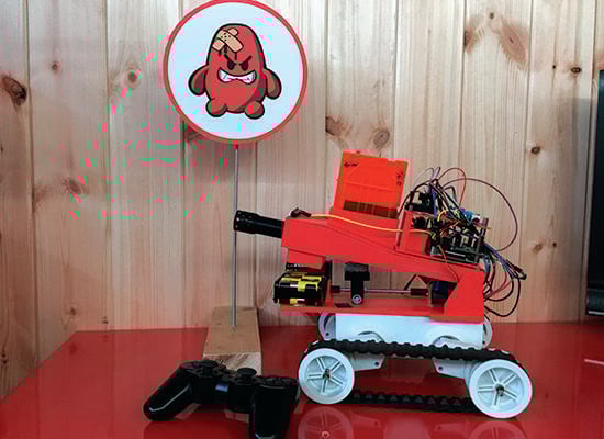 FRED-209: Nerf gun robot! You have 20 seconds to comply…