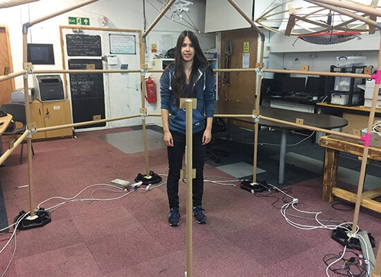 3D Body Scanner: 27 Pi Zero W boards used in full body scanning project