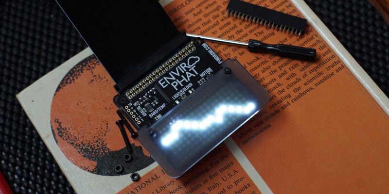 Hundred Rabbits Pino onboard Raspberry Pi workstation and barometer