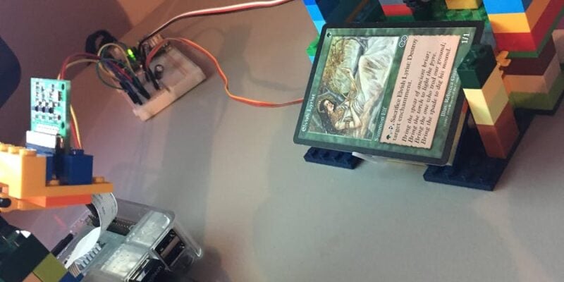 Raspberry Pi Magic The Gathering card scanner