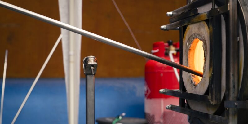 We learn glassblowing