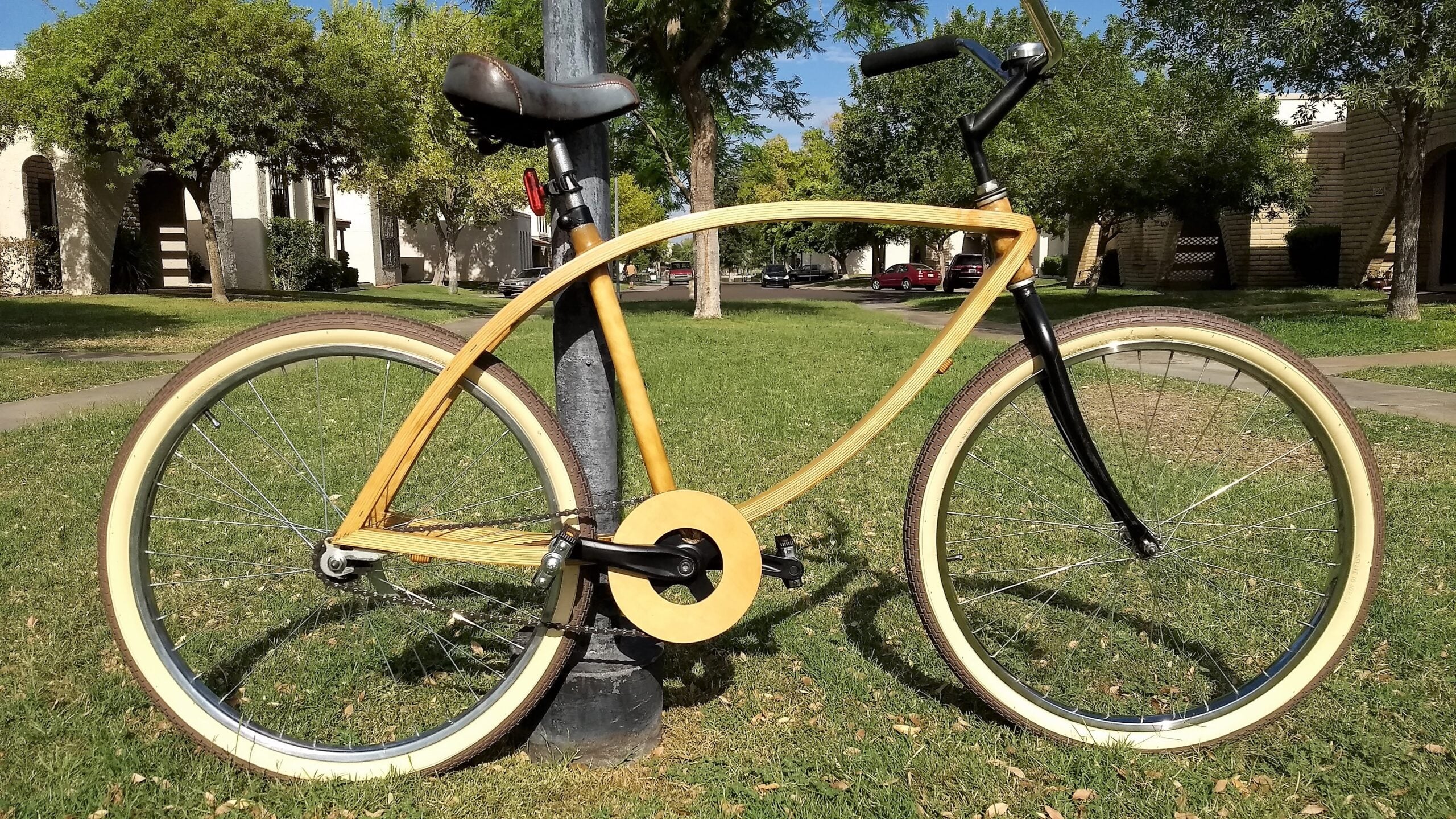 Ditching metal: a plywood bike