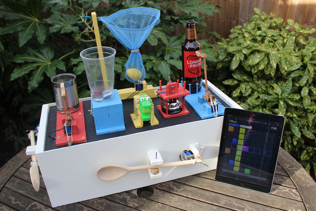 The Junk Drum Machine Raspberry Pi