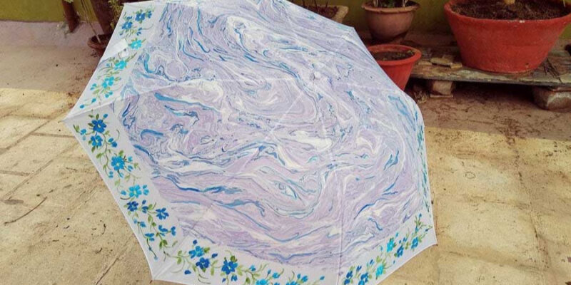 Marbled Umbrellas