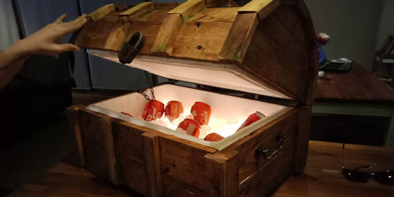 Treasure Chest Cooler Box