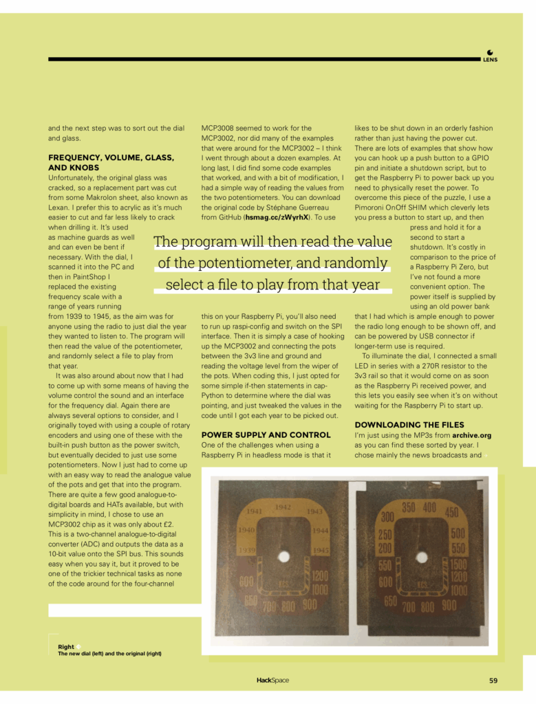 Listen to World War II radio recordings with a Raspberry Pi Zero ...