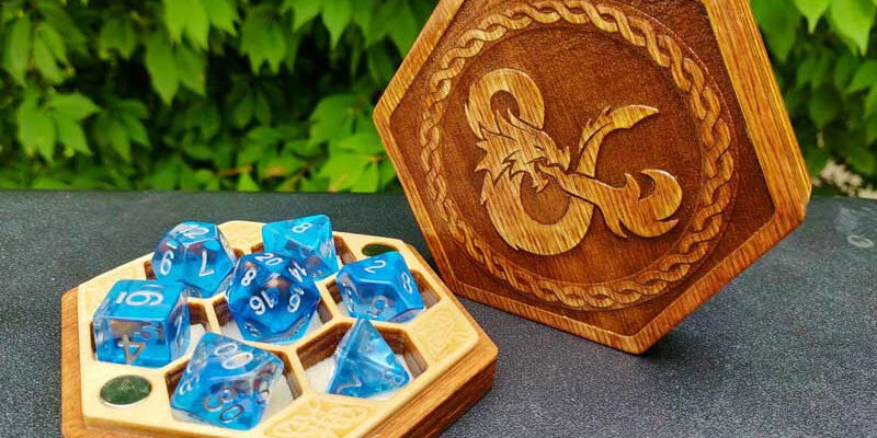 Laser Cut Dice Boxes