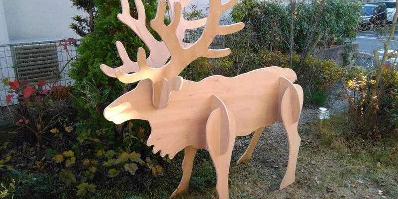 Plywood Reindeer