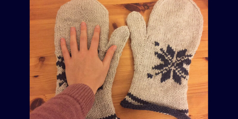 Knit Massive Mittens That Shrink to Fit