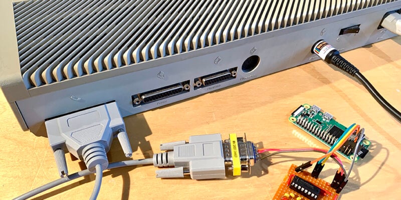 Add internet access to a vintage computer using Raspberry Pi