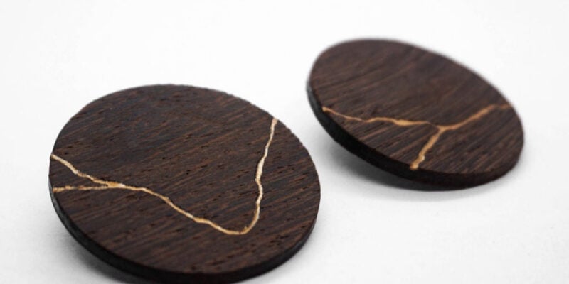 Kintsugi Inspired Earrings