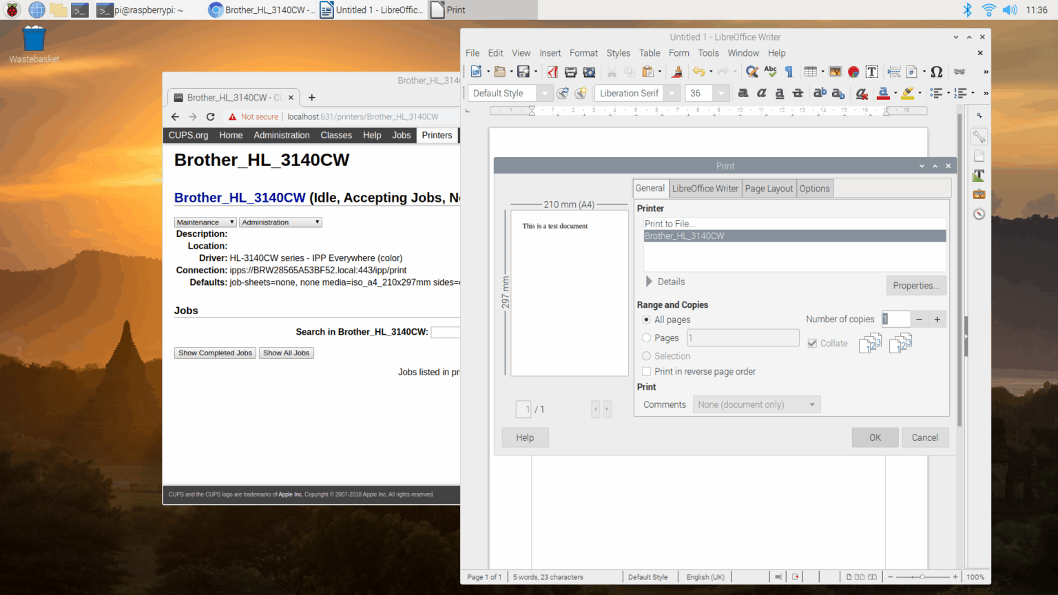 Printing at home from your Raspberry Pi Raspberry Pi