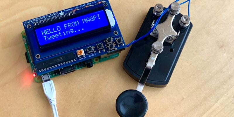 Tweet with Morse code