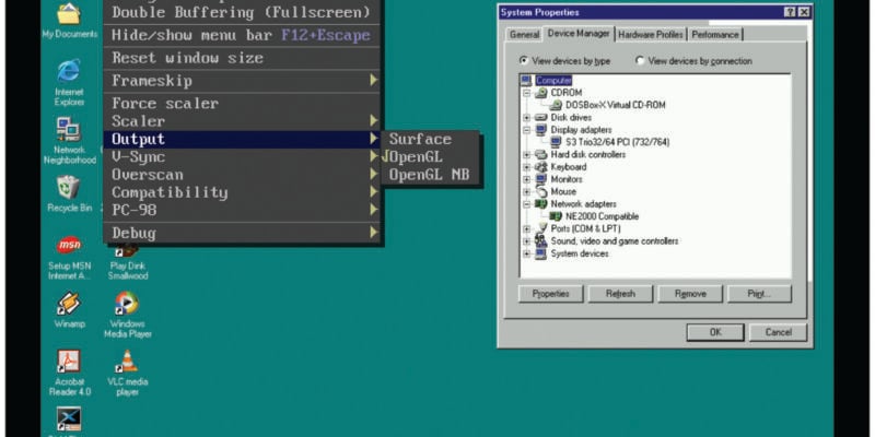 Run Windows 98 on Raspberry Pi with DOSBox-X