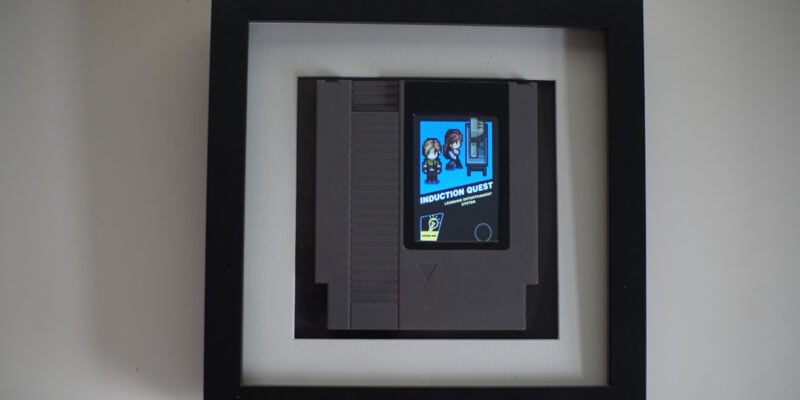 Retro gaming NES frame