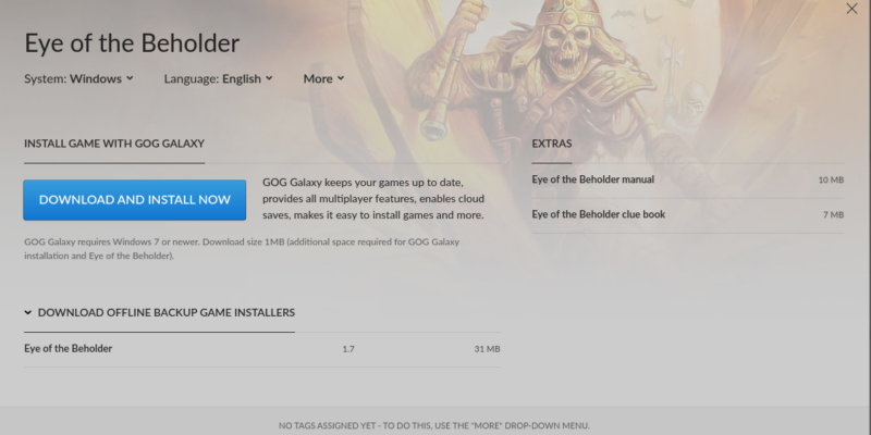 Strictly legal game emulation with Innoextract and GOG