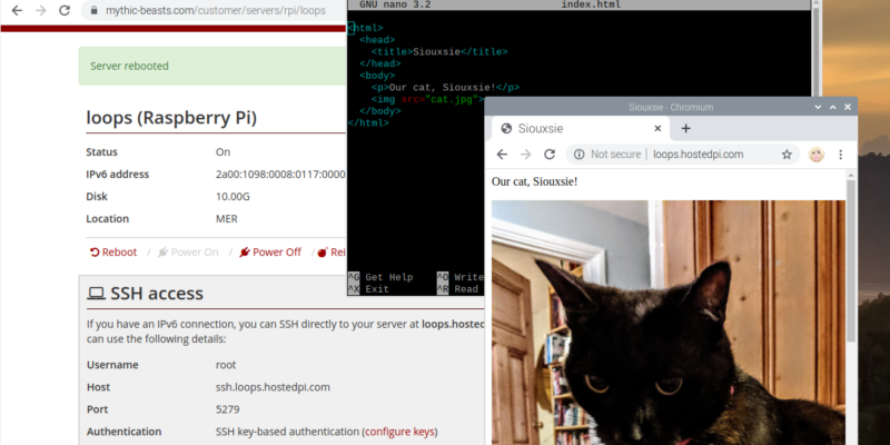 Set up a LAMP server with Mythic Beasts