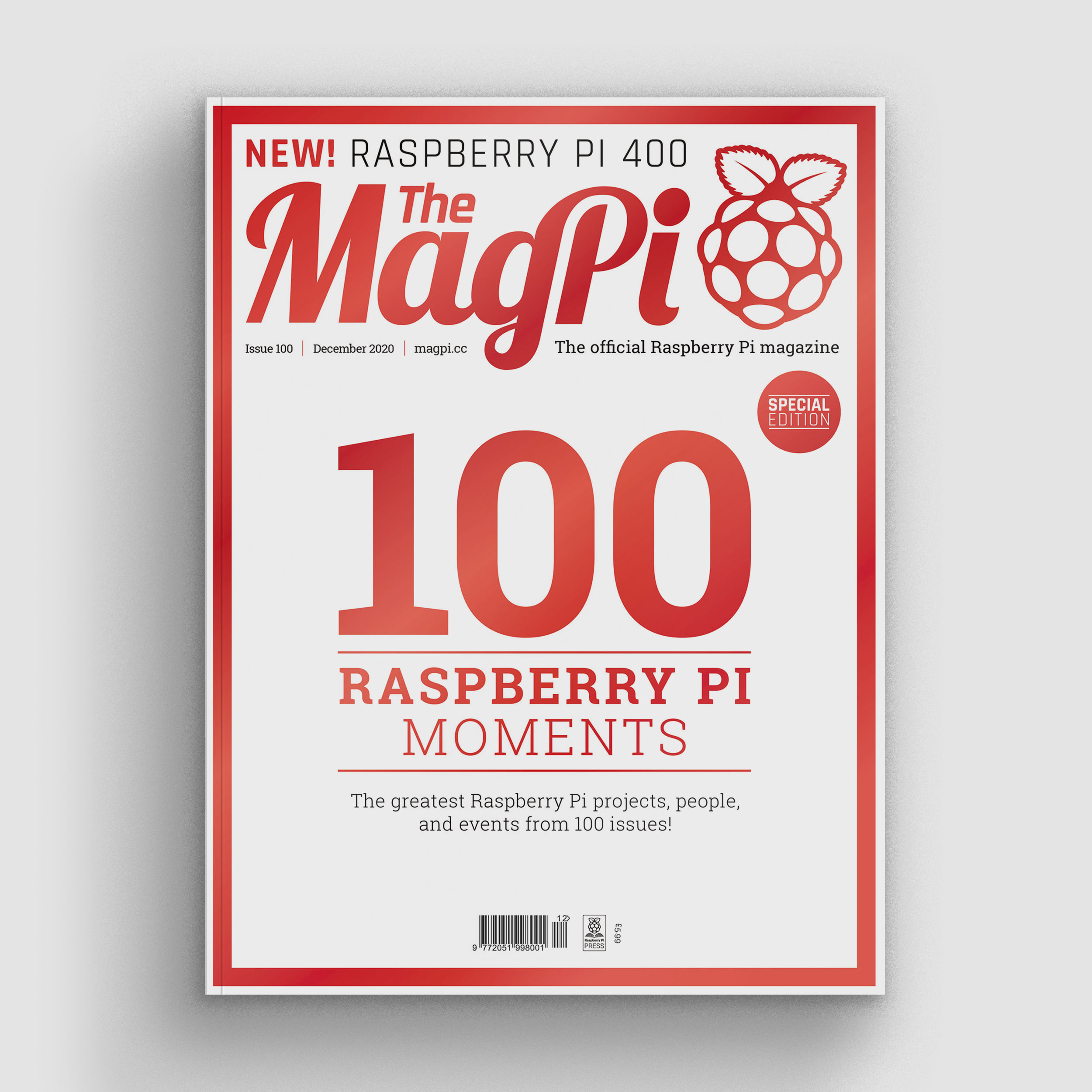 The MagPi magazine issue #100 special