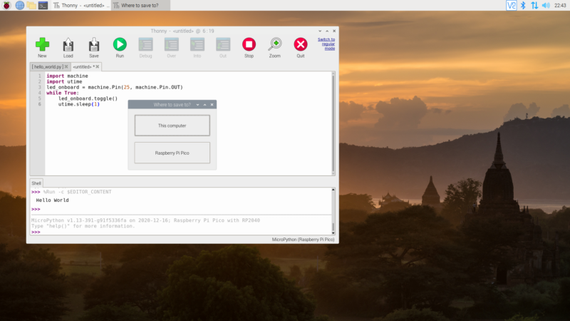 Programming Raspberry Pi Pico with Python and MicroPython — Raspberry ...