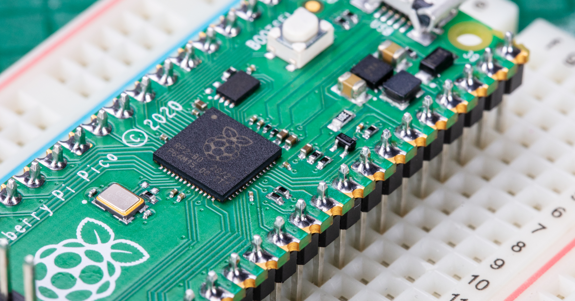 Carte Raspberry Pi Pico H RP2040 ( Avec Connecteurs Pré-soudés