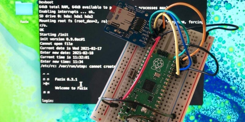 FUZIX running on Raspberry Pi Pico