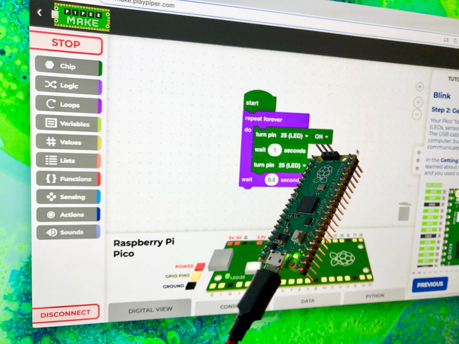 Drag-n-drop coding for Raspberry Pi Pico - Raspberry Pi