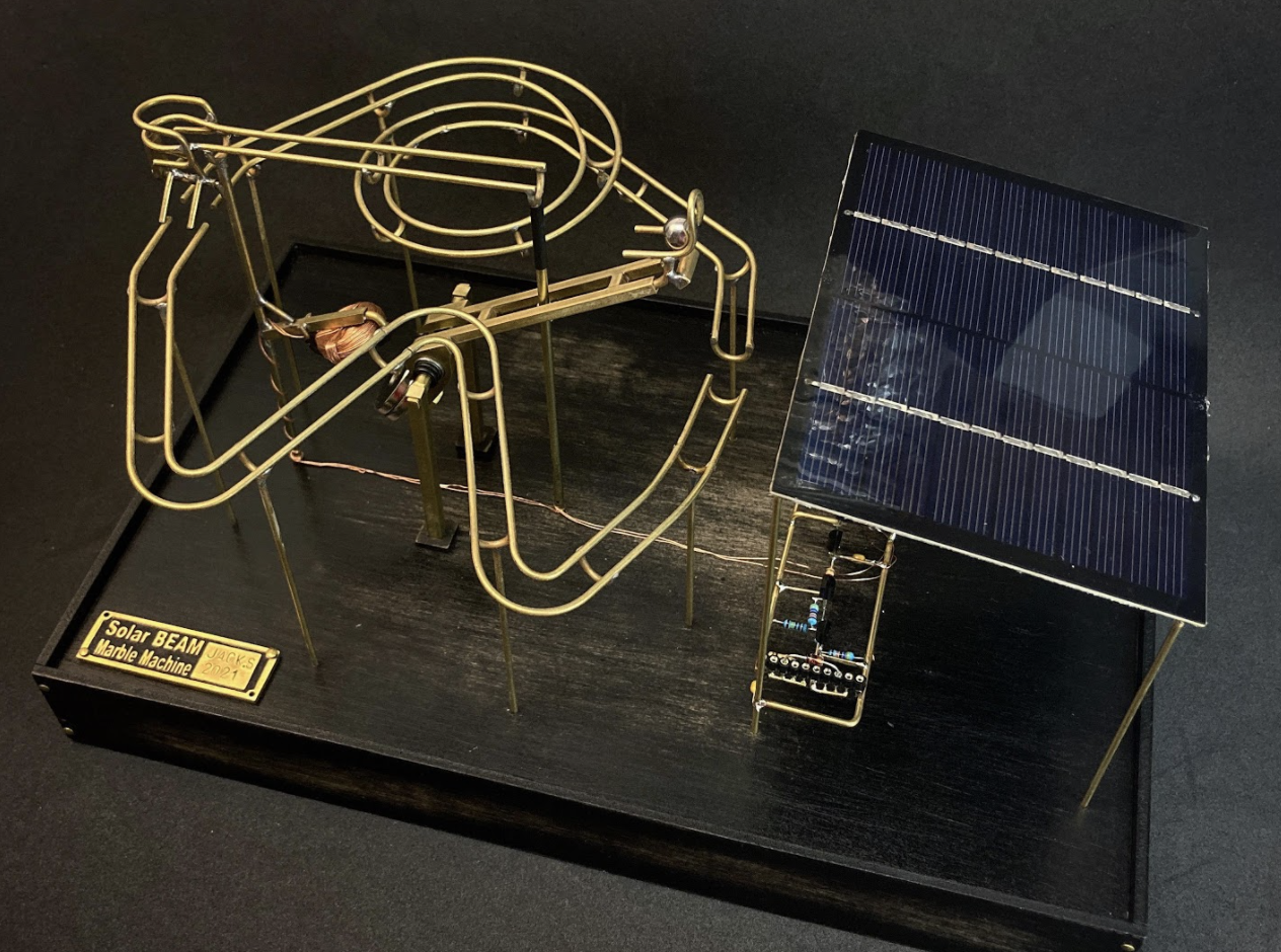 Solar BEAM Marble Machine