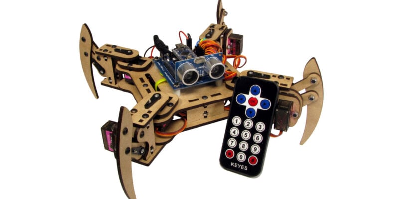 Review: mePed v2 quadruped walking robot