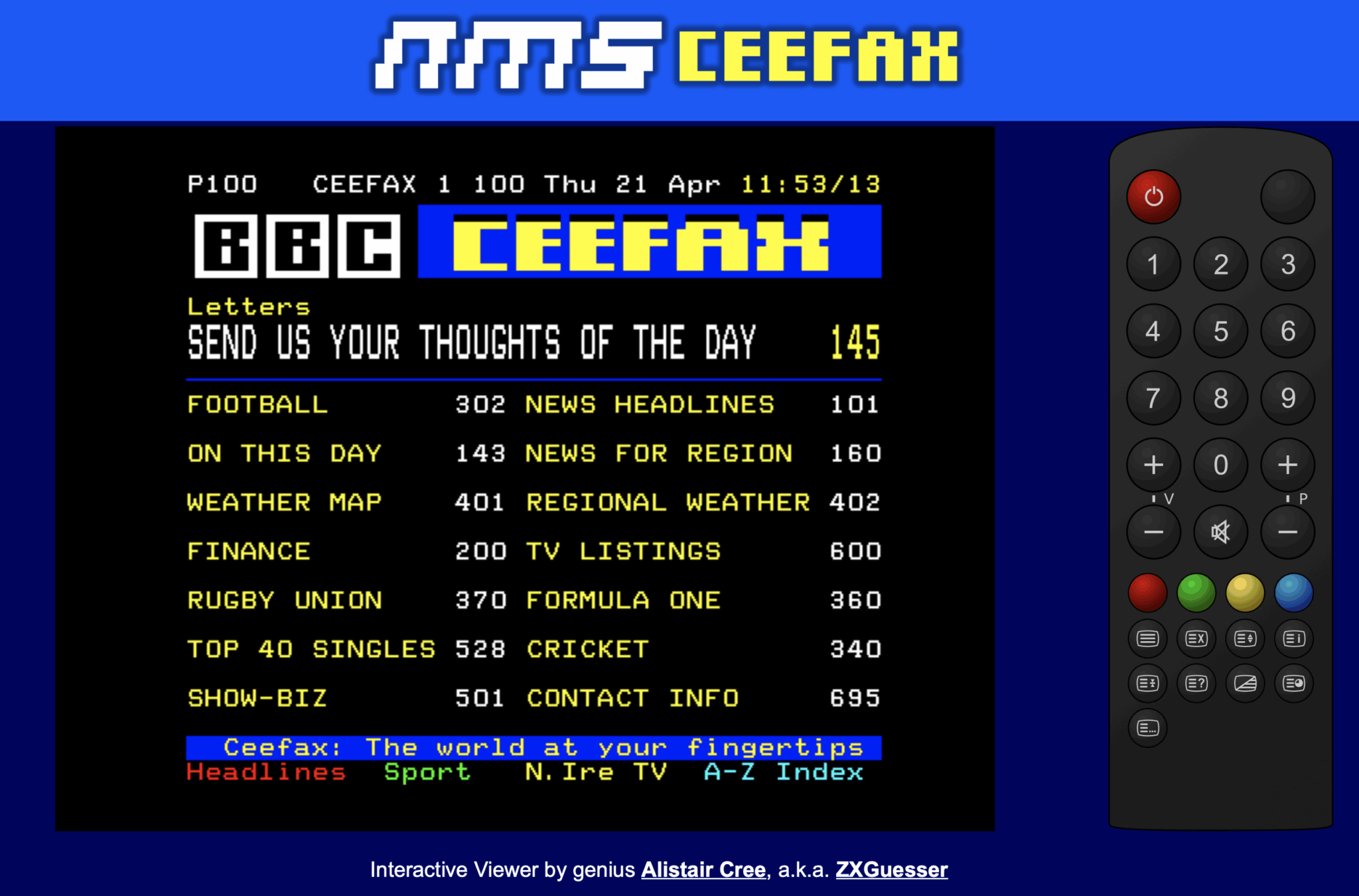 Keeping Ceefax Alive With NMS Ceefax The MagPi 118 Raspberry Pi