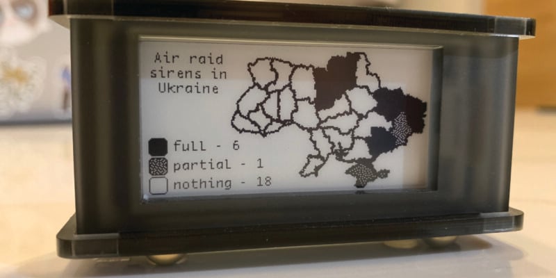 Air raid siren monitor