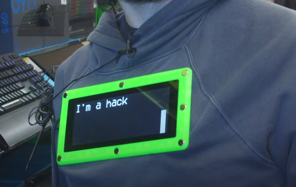 Wear your words with this subtitle hoodie - Raspberry Pi