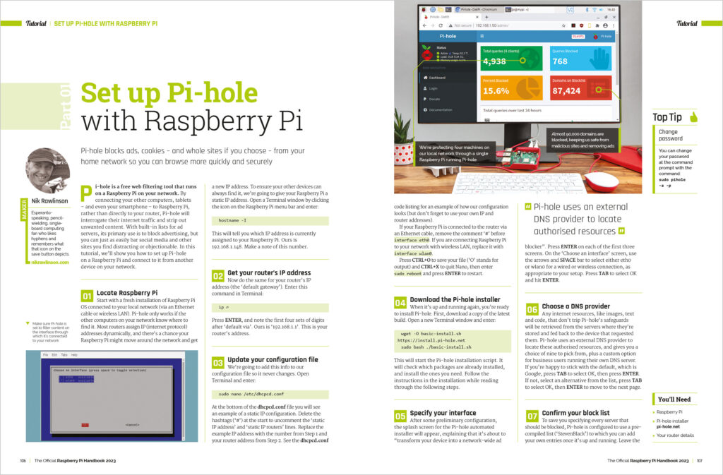 Set up Pi-hole with Raspberry Pi