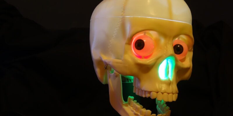 halloween smart skull
