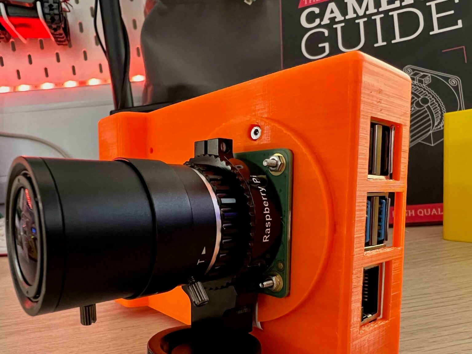 3D-printed PIKON camera - Raspberry Pi