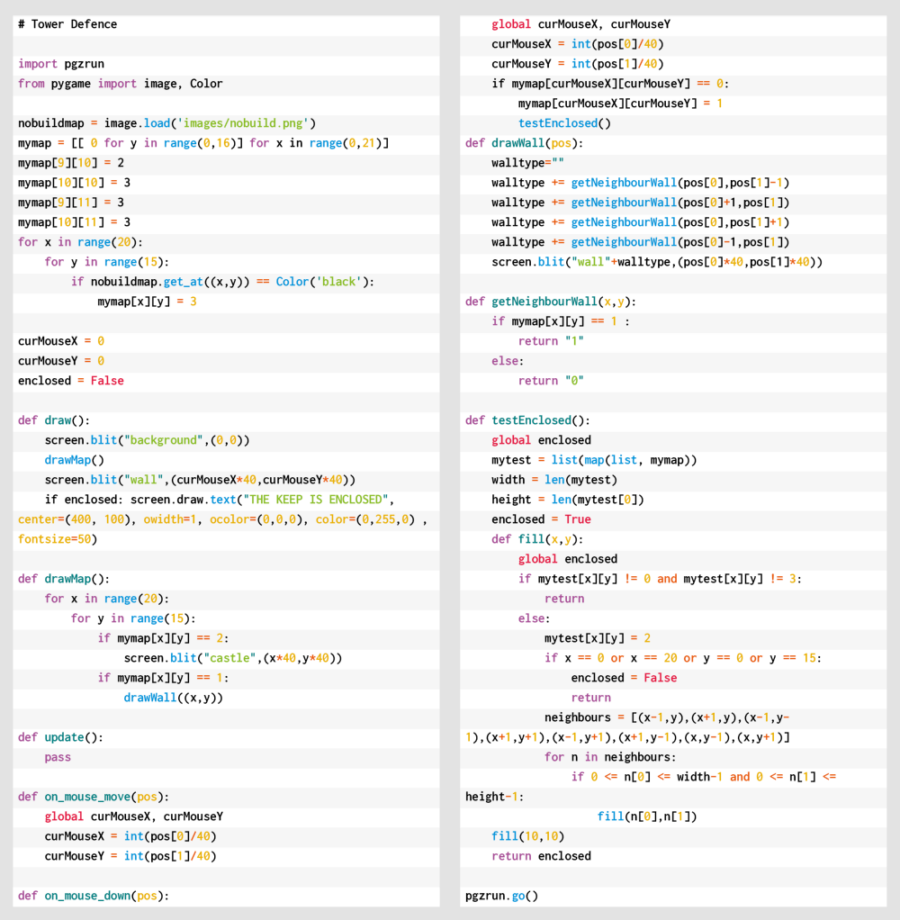 Tower defence wall building in Python | Wireframe #70 - Raspberry Pi