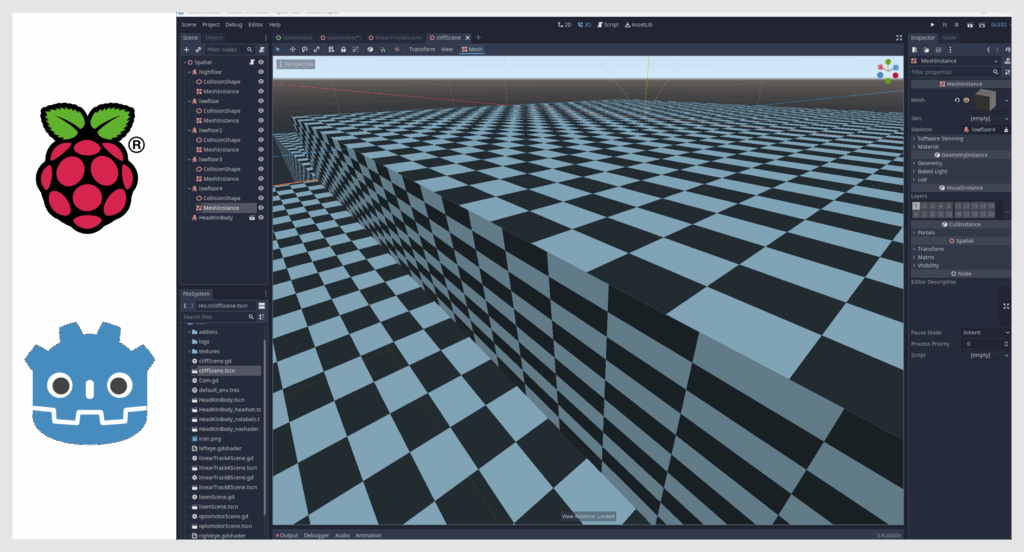 Mice explore virtual worlds with a Raspberry Pipowered VR headset