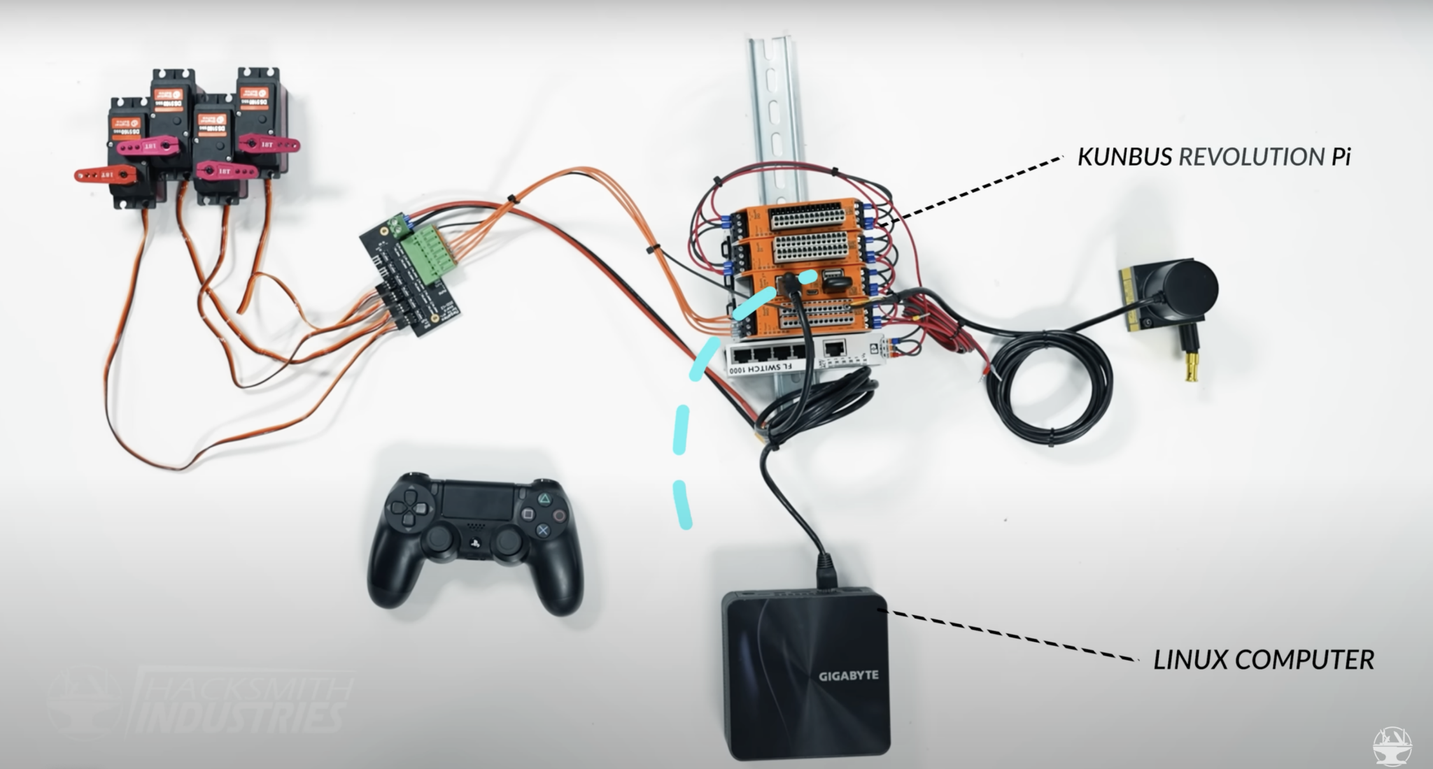 Giant ride-on spider robot - Raspberry Pi