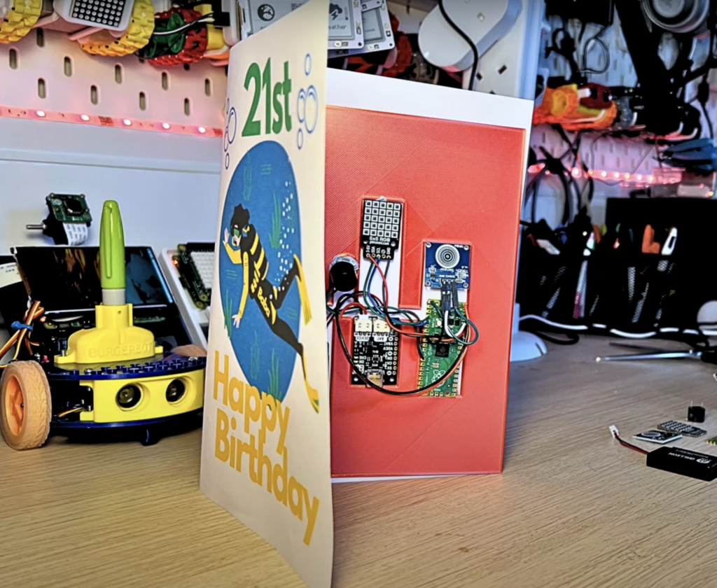 Is this the world's first Raspberry Pi Pico birthday card? Raspberry Pi