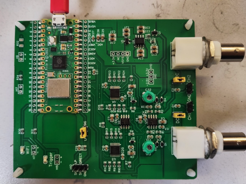 DSO500K oscilloscope HackSpace 67 Raspberry Pi