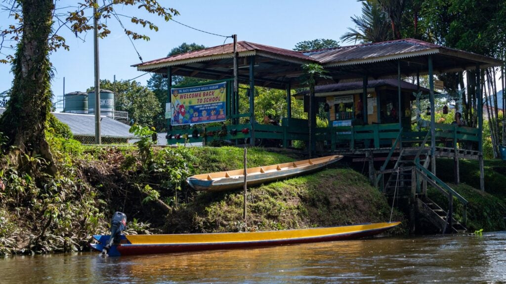 Mulu Village School in Sarawak, the largest of Malaysia's 13 states