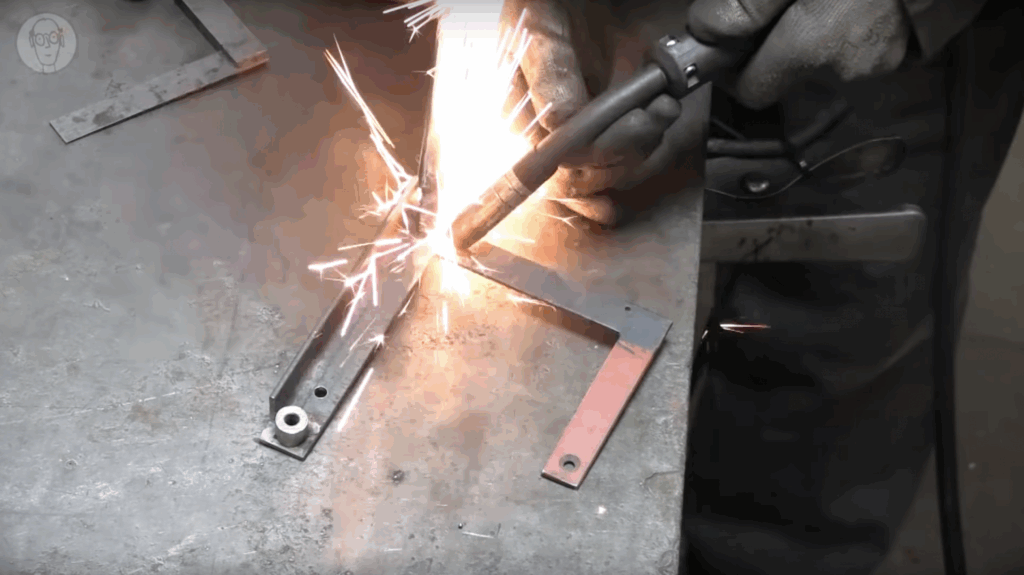 Welding is just one of many maker skills that looks easy when Tim does it